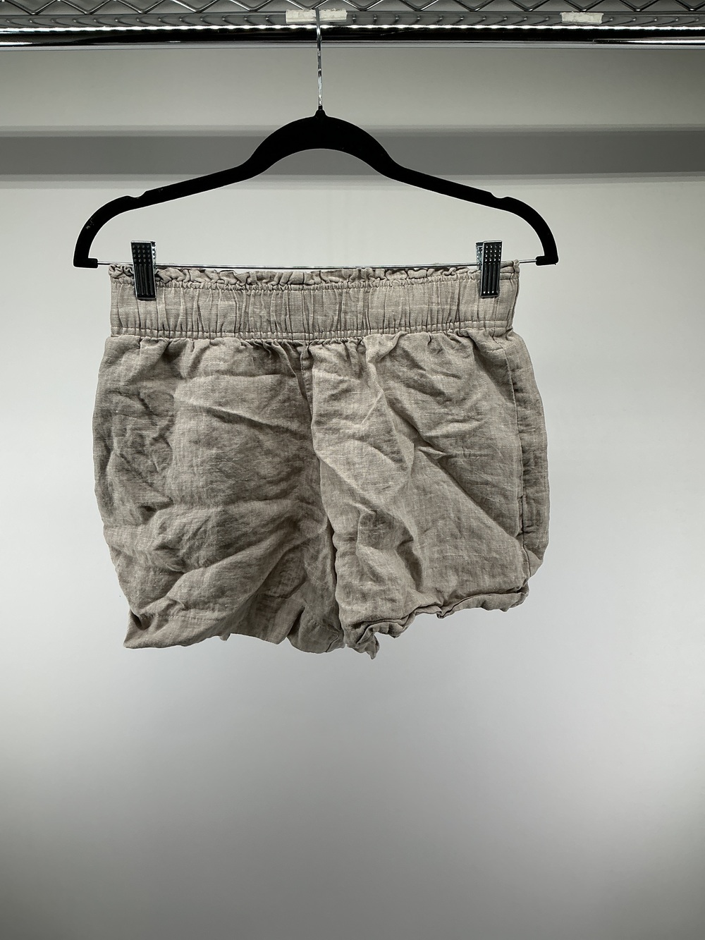 100% European Linen High Waisted Shorts